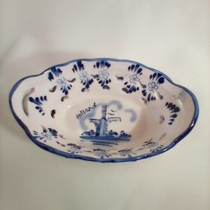 Delft Blue Small Trinket Dish by T S Holland